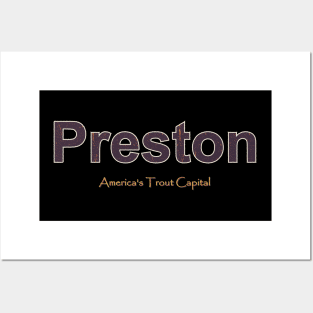 Preston Grunge Text Posters and Art